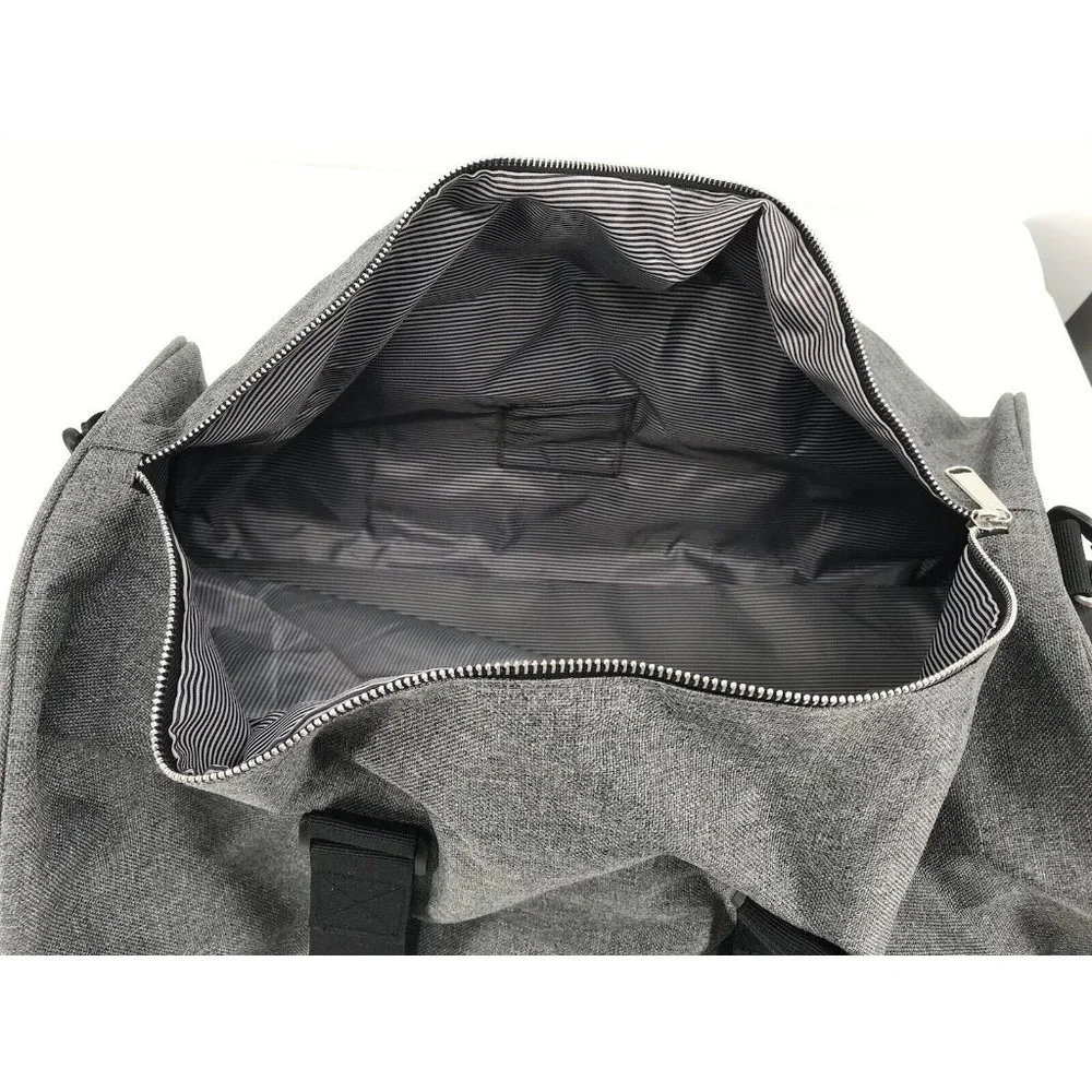 Michelob Ultra Duffle Duffel Bag Gray‎ Black Travel Gym Day Weekend